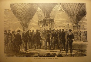 le 7 octobre 1870 depart de gambetta en ballon